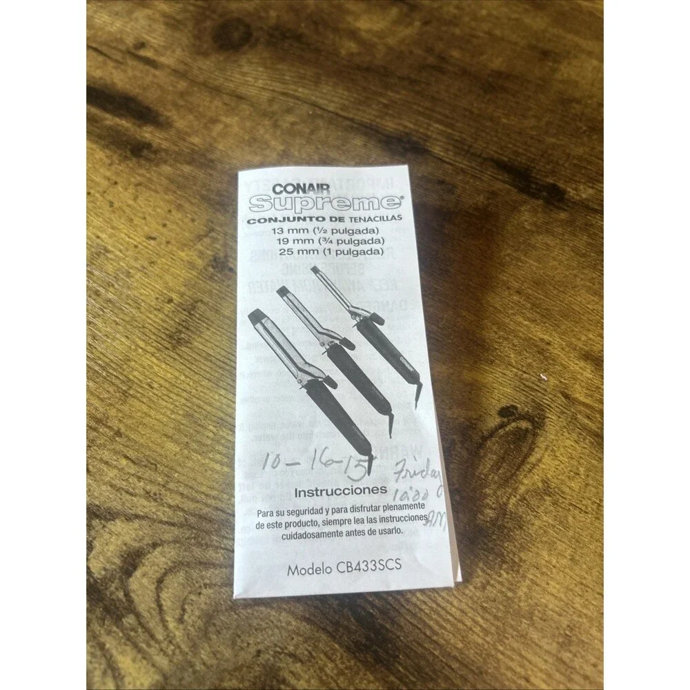 Conair CB433SCS Supreme Curling Iron Combo Pack 3/4